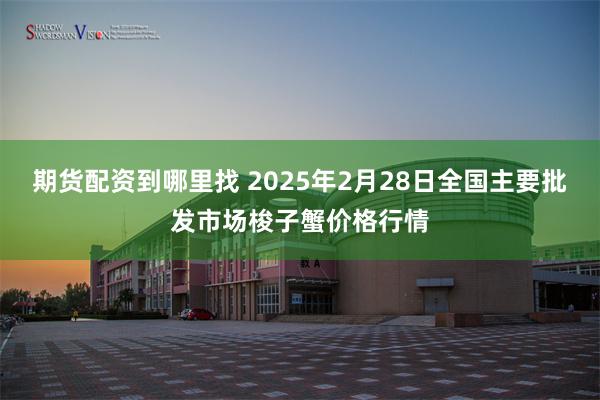 期货配资到哪里找 2025年2月28日全国主要批发市场梭子蟹价格行情